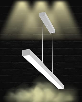 Hegza Lighting L NEER-120 Ayarlanabilir Sark t LEDli Modern Gri Kasa Led Avize 3000K Sar  I k [Enerji S n f  A]