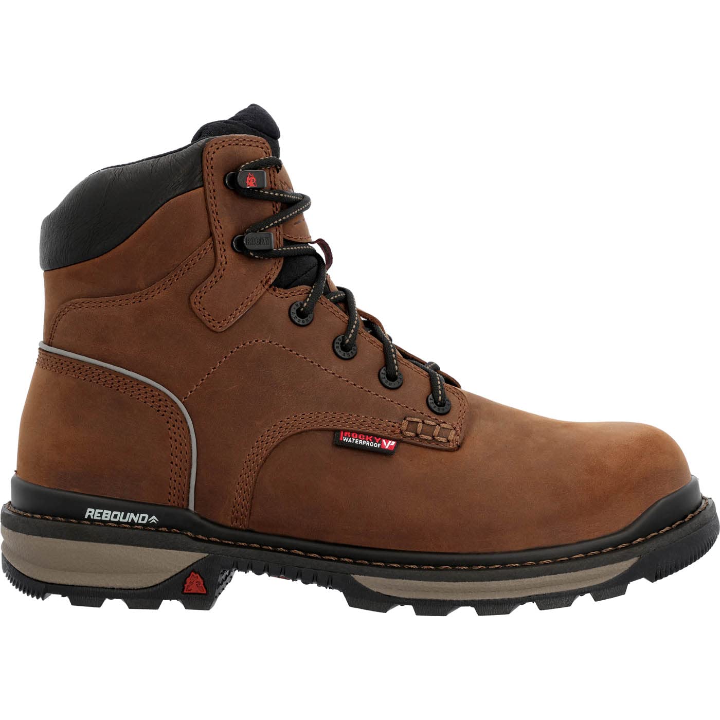 ROCKY Rams Horn Waterproof Composite Toe Pull-On Work Boot