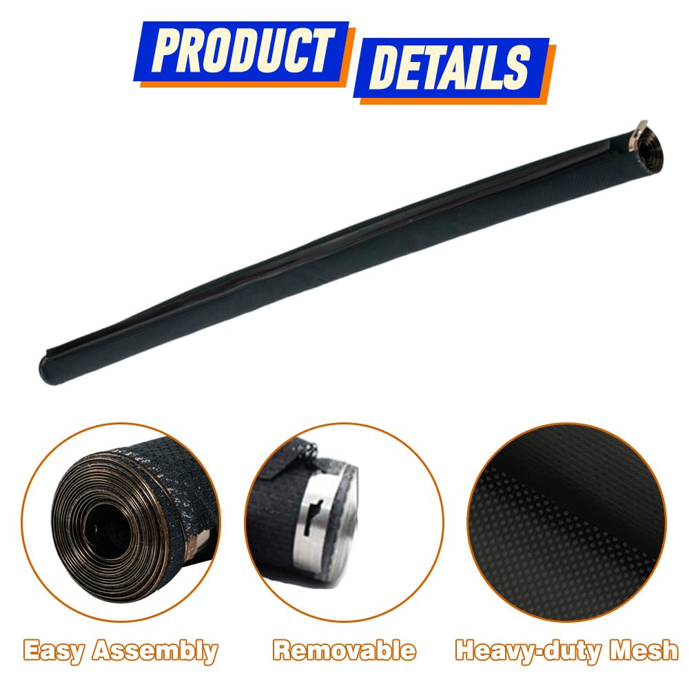 Riloer Auto-Schiebedach-Sonnenschutz, kompatibel mit Audi Q5, VW Golf, Jetta, Tiguan, Passat Variant, Sharan, Teilenummer 1K9877307, 1K9877307A, 1K9877307B, Schwarz