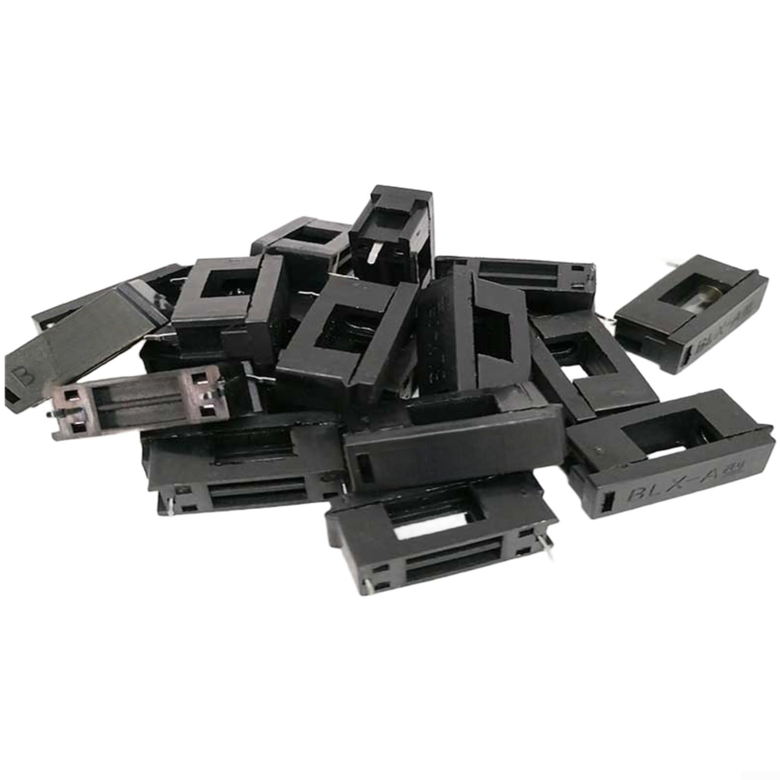 Portafusibile PCB BLX-A 5X20mm, per montaggio a inserimento diretto del circuito stampato resistente ad alta temperatura ignifugo di nylon