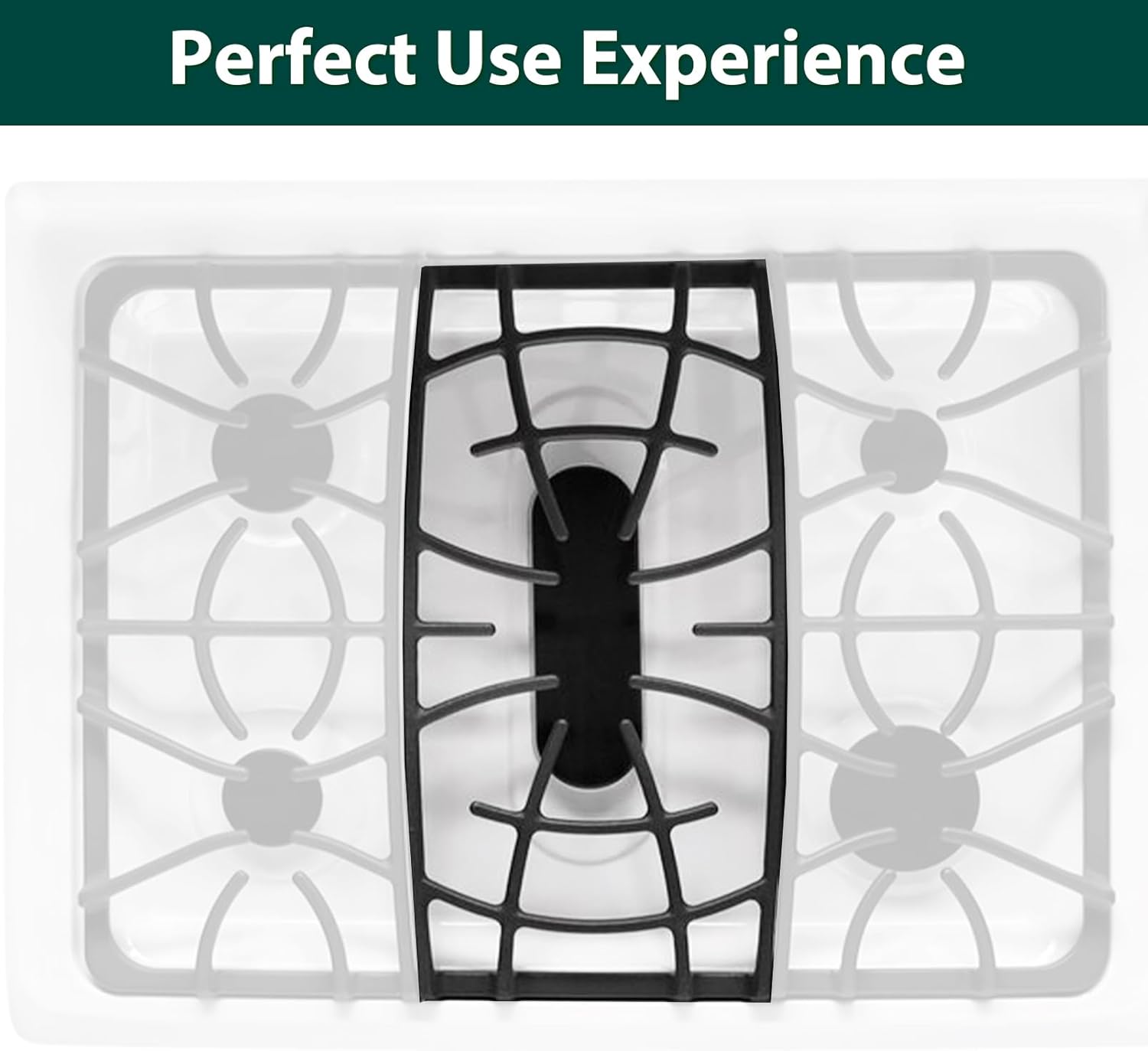 316551802 Burner Grates Stove Replacement Parts for Frigidaire Gas Stove Grates Gallery 5 Burner Cast Iron Stovetop Surface Burner Center Grate 18.9’’ x 9.4’’ PLGFMZ98GC 3165518 Oven Grates 1 Pcs