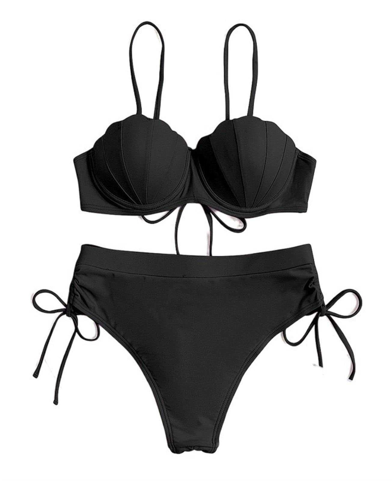 Amazon.co.jp: 貝殻ブラジャー女性ストラップ貝殻ビキニトップビキニ