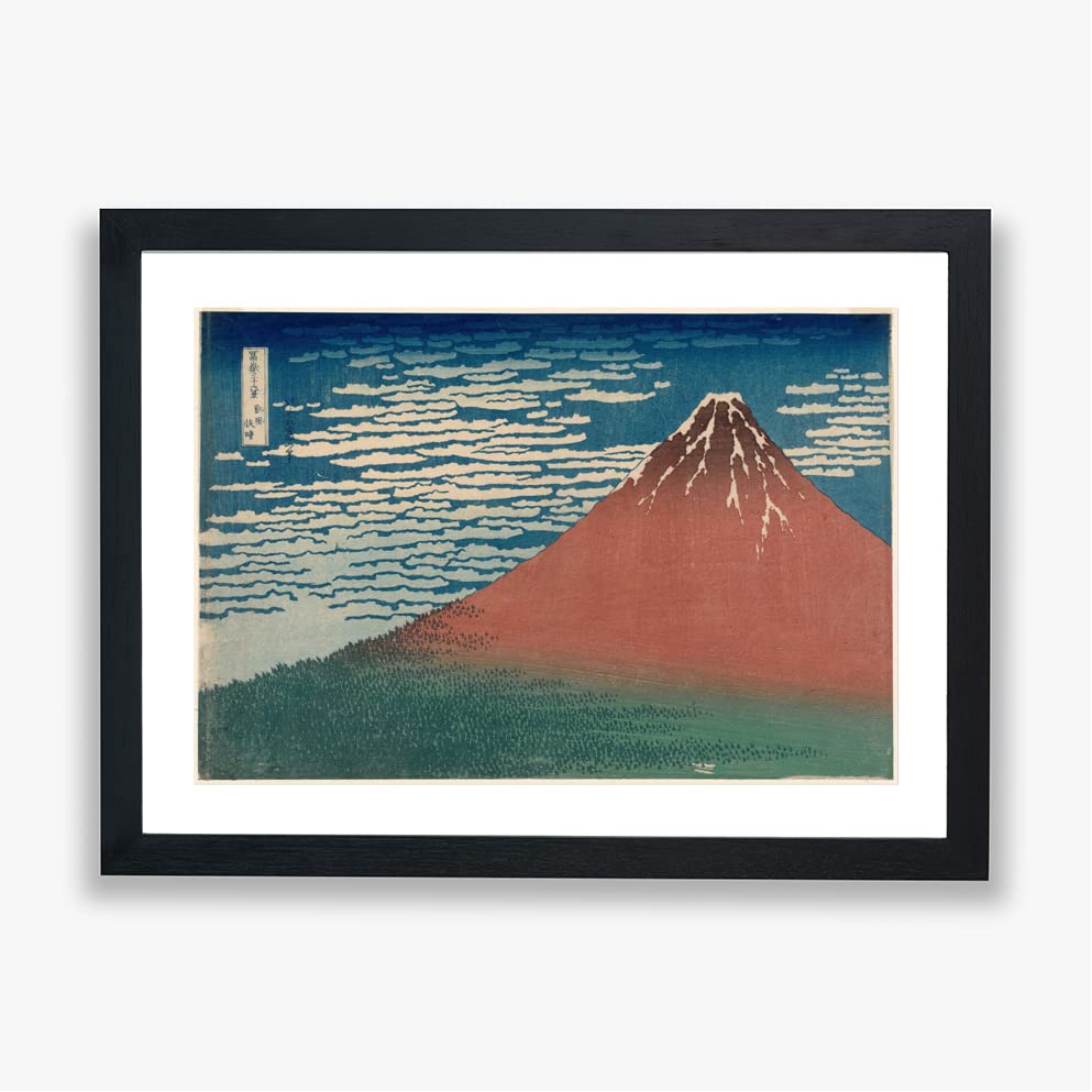 Lámina decorativa de Katsushika Hokusai, póster de pared grande Wind Clear Weather