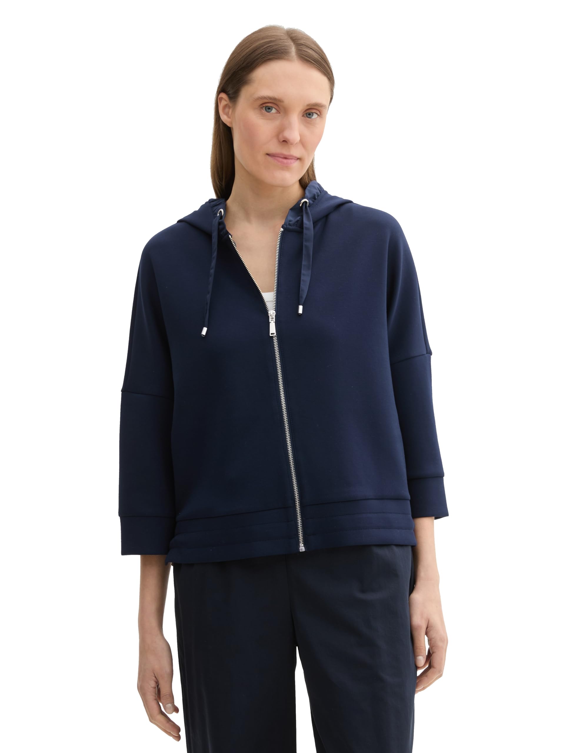Sudadera Plussize Mujer TOM Tailor 1043759 cómoda con capucha en pack de 1 unidad 6
