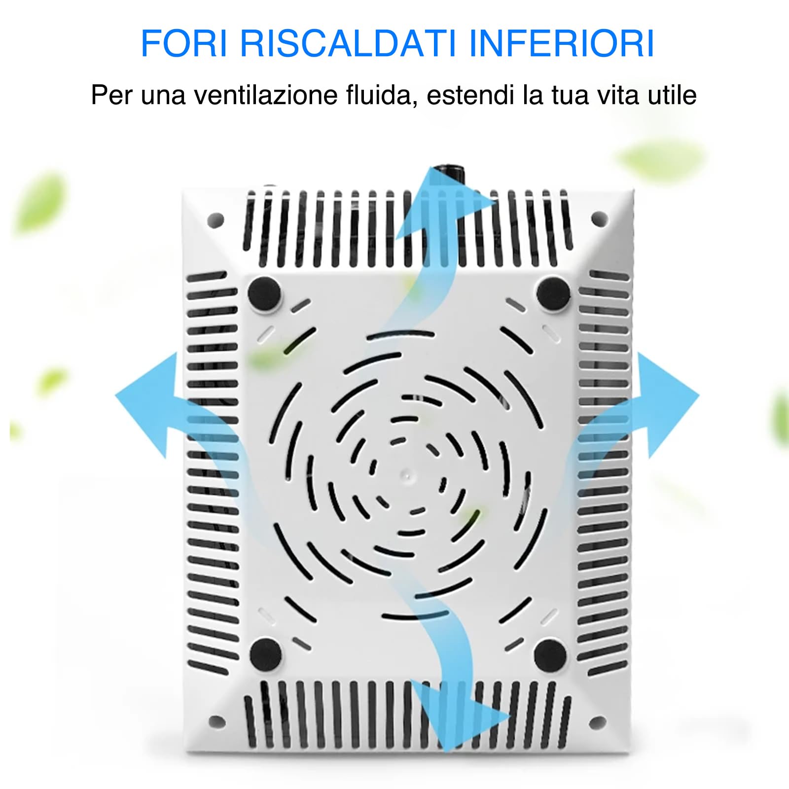 VOLTIX Aspiratore Unghie Professionale da Tavolo per Pedicure e Manicure, Aspirapolvere per Unghie con Velocità e Intensità di Aspirazione Regolabili, Raccoglitore di Polvere per Unghie (Bianco)