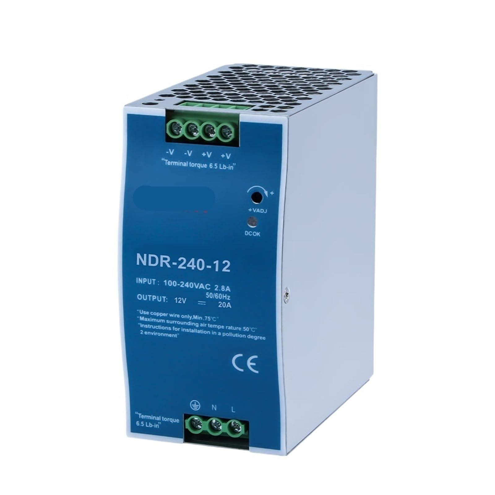 Alimentation sur rail DIN pour centraliser l'énergie des modules 12V - 4