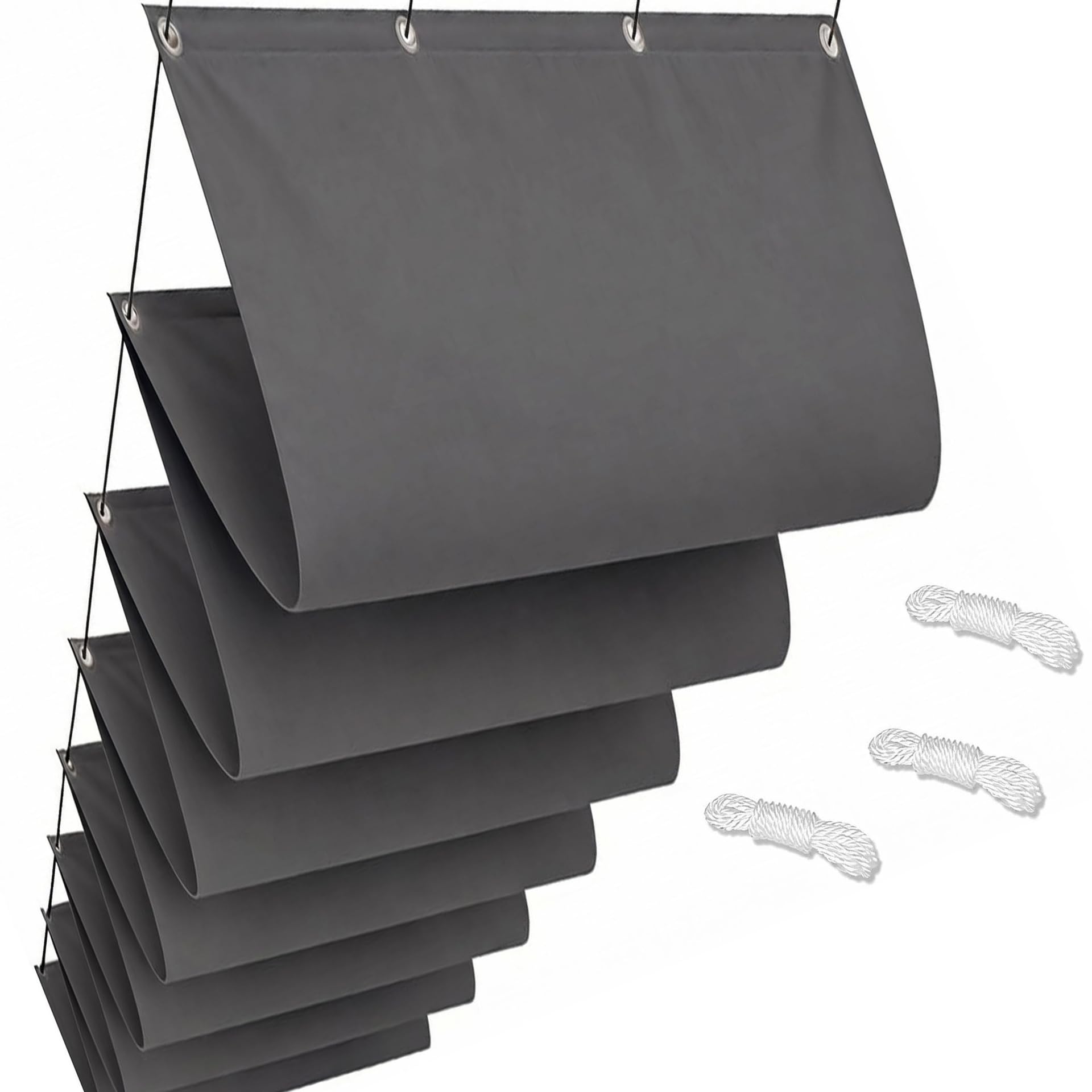 Toile ombrage exterieur renforcée anti UV 260x460 gris