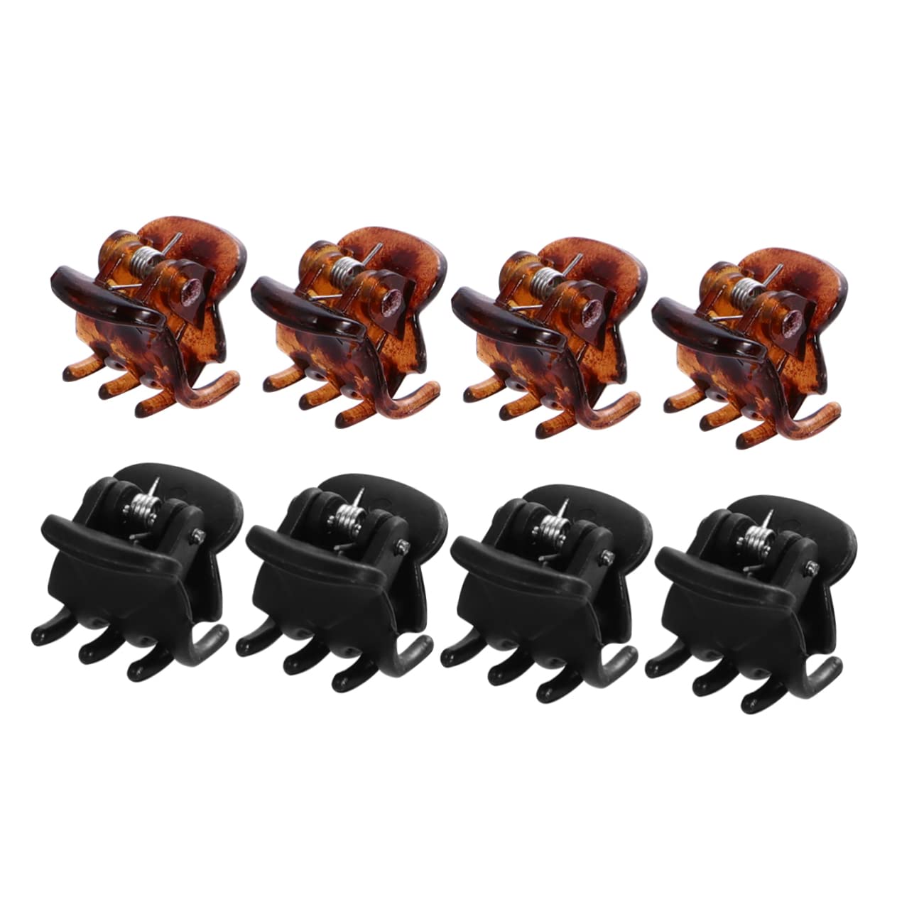 FOMIYES 192stücke Kleine Haarspangen Mini Haarklammern Für Damen Und Mädchen Schwarz Und Kaffee Haaraccessoire Für Frisuren Und Tägliche Nutzung
