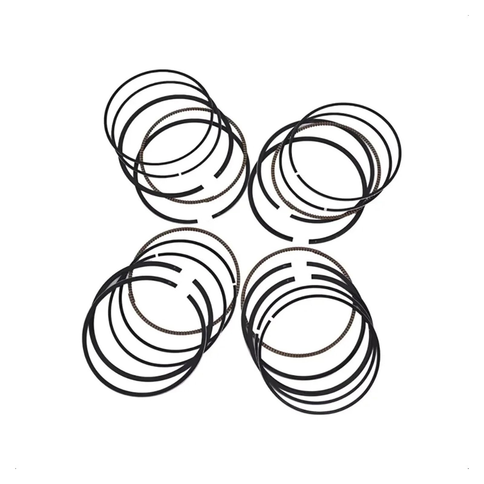 Pistones 12140-45C10-000 83mm 83,25mm 83,5mm 83,75mm 84mm Anillos De Pistón De Motor Para Suzuki VS800GL Para VS800 1992-2006 VX800 VZ800 Cilindro(4pcs add 0.75)
