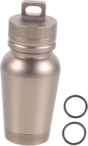 Miniatura 1 de 1 Unidades Mini Llavero Mini Contenedores Bolsillo Medicina Estuche Pequeño Pastillero Portátil Medicina Caso Pastillero De Titular Aleación De