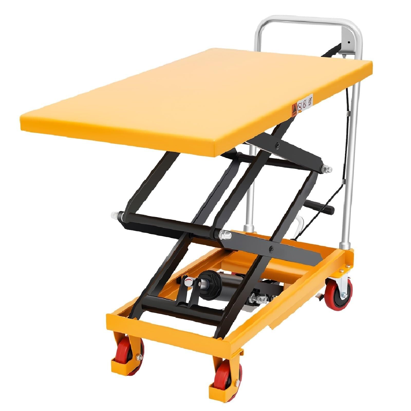 Podwójne nożyczki hydrauliczny wózek stołowy, podnośnik paletowy Materiał hydrauliczny o pojemności 150/350 kg dla fabryk(350 kg 1,5 M)