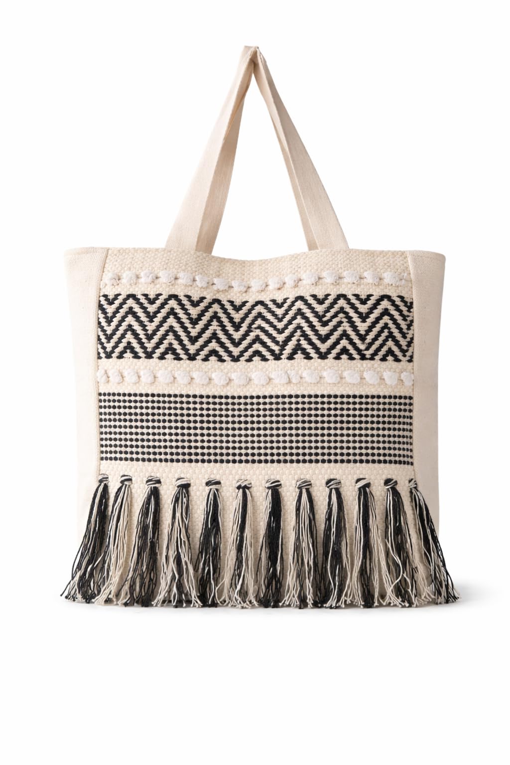 Fancy Woven Hand Bag for Women Big Size Jhanjar Office Shoulder Handbag