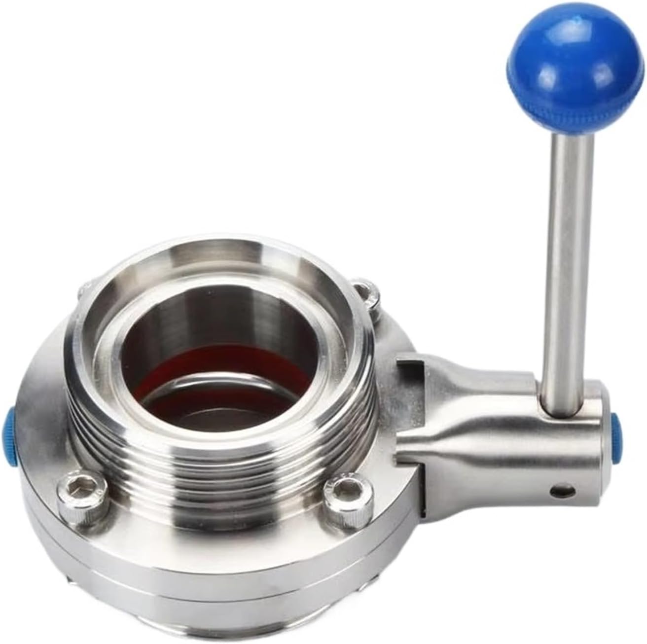 Manual Operation 2 Inch Handle Welded Stainless Steel Butterfly Valve(2in)