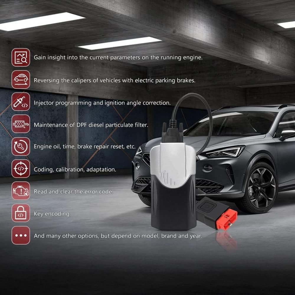 2020.23 2017.R3 Pro Plus USB Bluetooth Obd Obd2 Escáner Herramienta de diagnóstico de coches, escáner de camión con 8 cables de coche