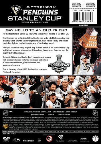 NHL Stanley Cup Champions 2008-2009 DVD importado Reino Unido de hockey 3