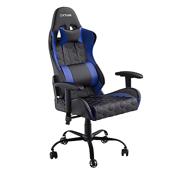 Trust Gaming GXT 703 Riye Gaming Chair, Blue/Black