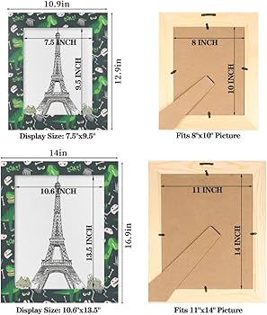 Amazon.co.jp: 面白い恐竜デザイン スタンド式、壁かけの方形 額縁
