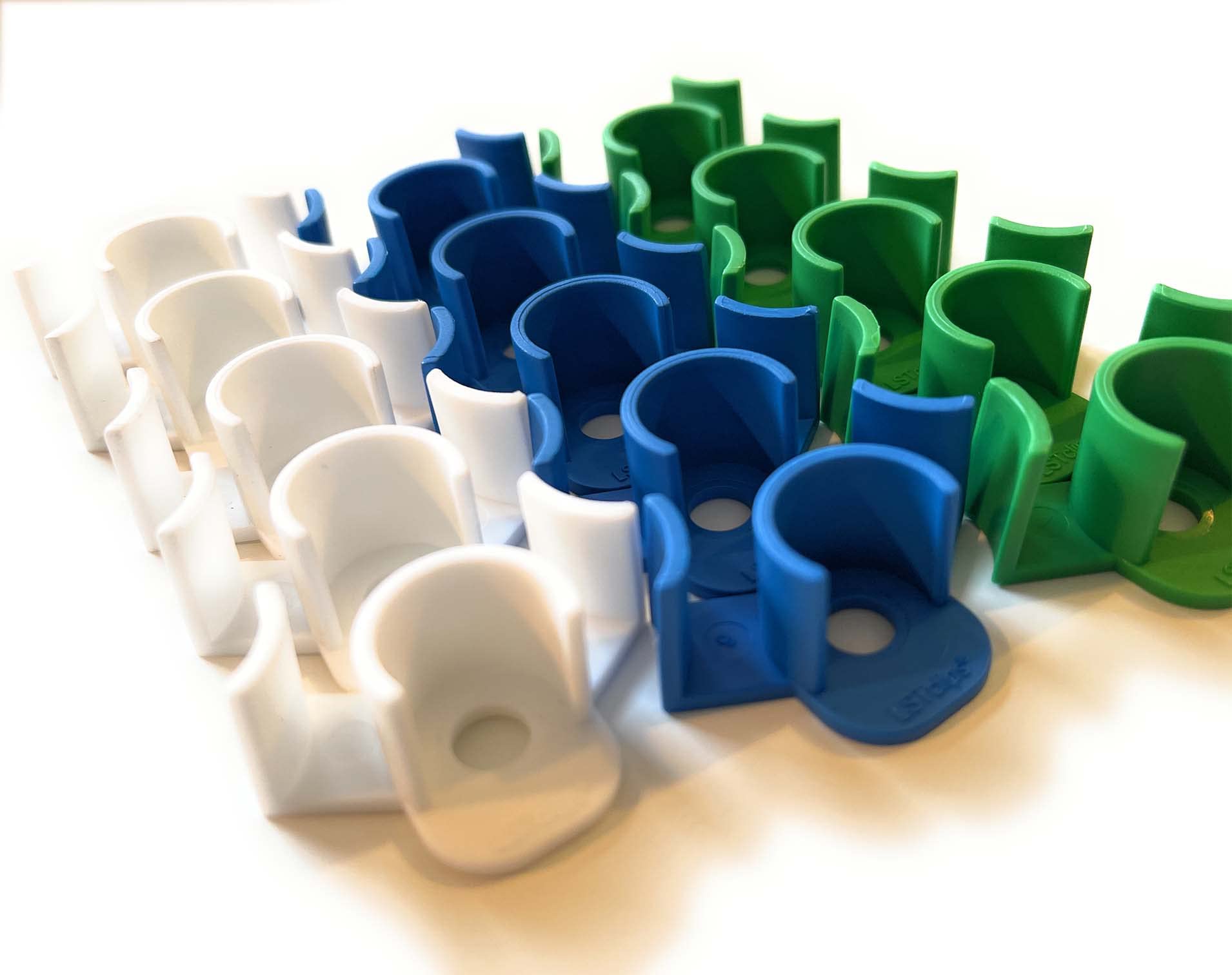 AirTech Home Automation Lst Plant Training Clips, 3 Colors, 15pk, Made in USA