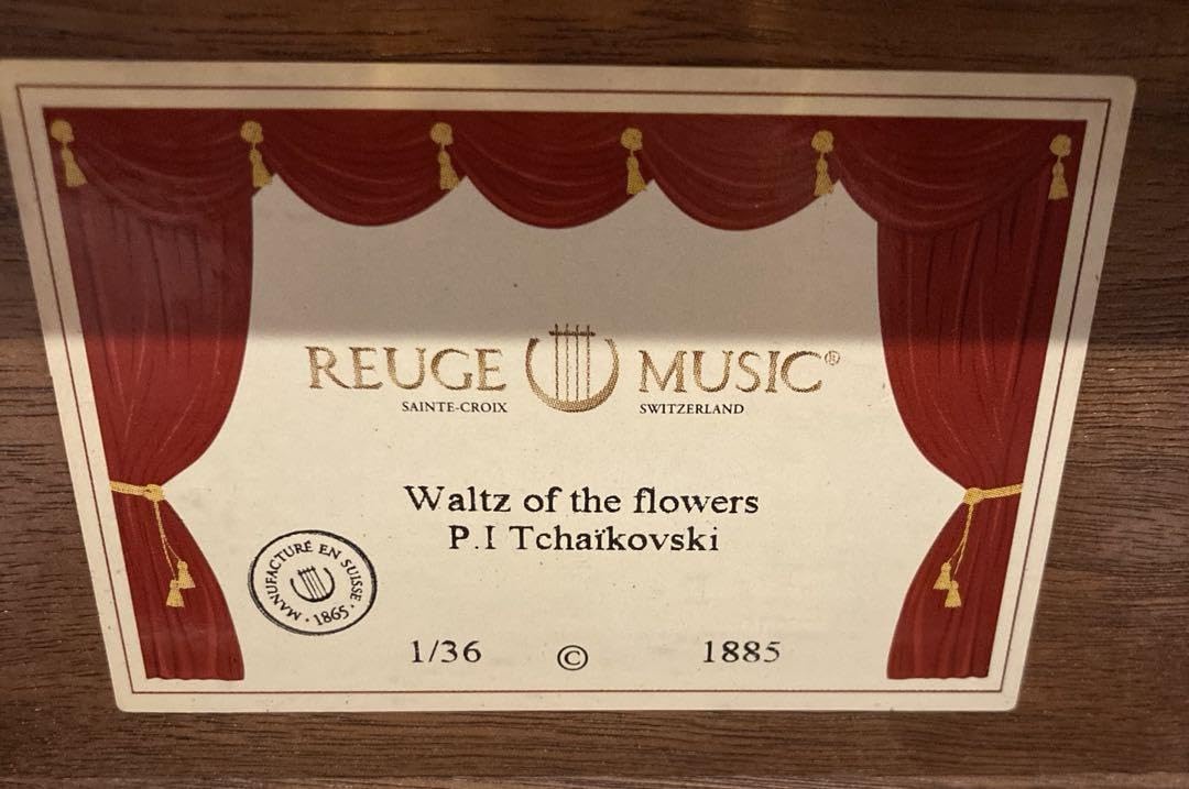 リュージュ オルゴール REUGE MUSIC 花のワルツ Amazon.co.jp: リュージュ オルゴール REUGE MUSIC 花のワルツ : おもちゃ