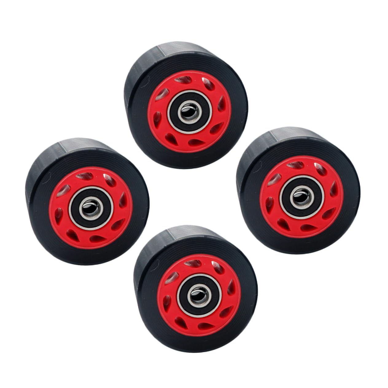 HANABASS Skating Replacement Wheels 95a Double Row Skating Wheels for Indoor or Outdoor Use