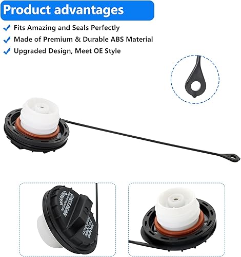 Miniatura 5 de Tapa de gasolina, tapa del depósito de combustible para Subaru Forester Impreza WRX STI Tapa de gas - 2003-2004, 2006-2008 Subaru Forester,