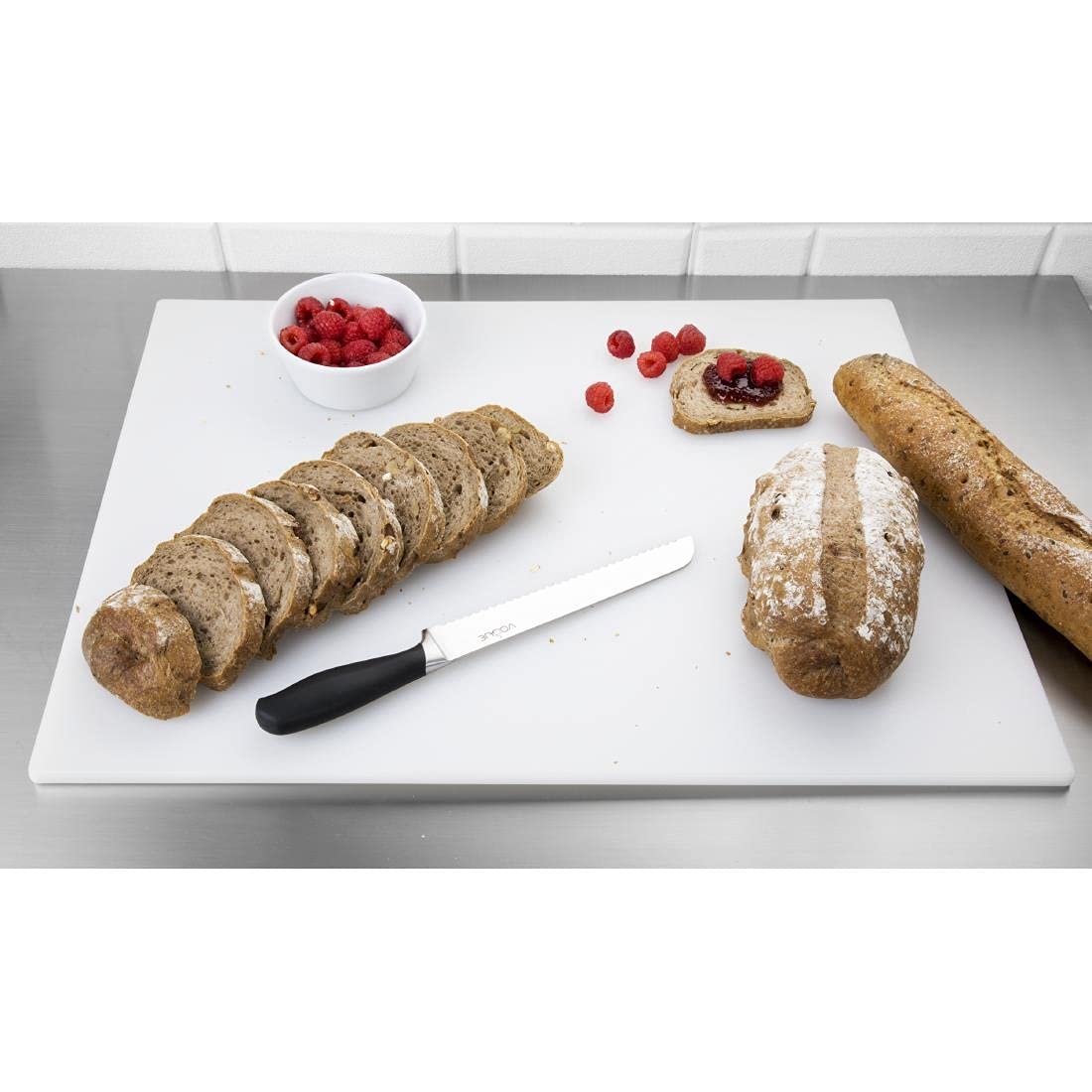 Hygiplas Tagliere In LDPE Bianco 60x45 Cm Per Latticini - Codifica Colore HACCP, Non Poroso, HC881 - 3