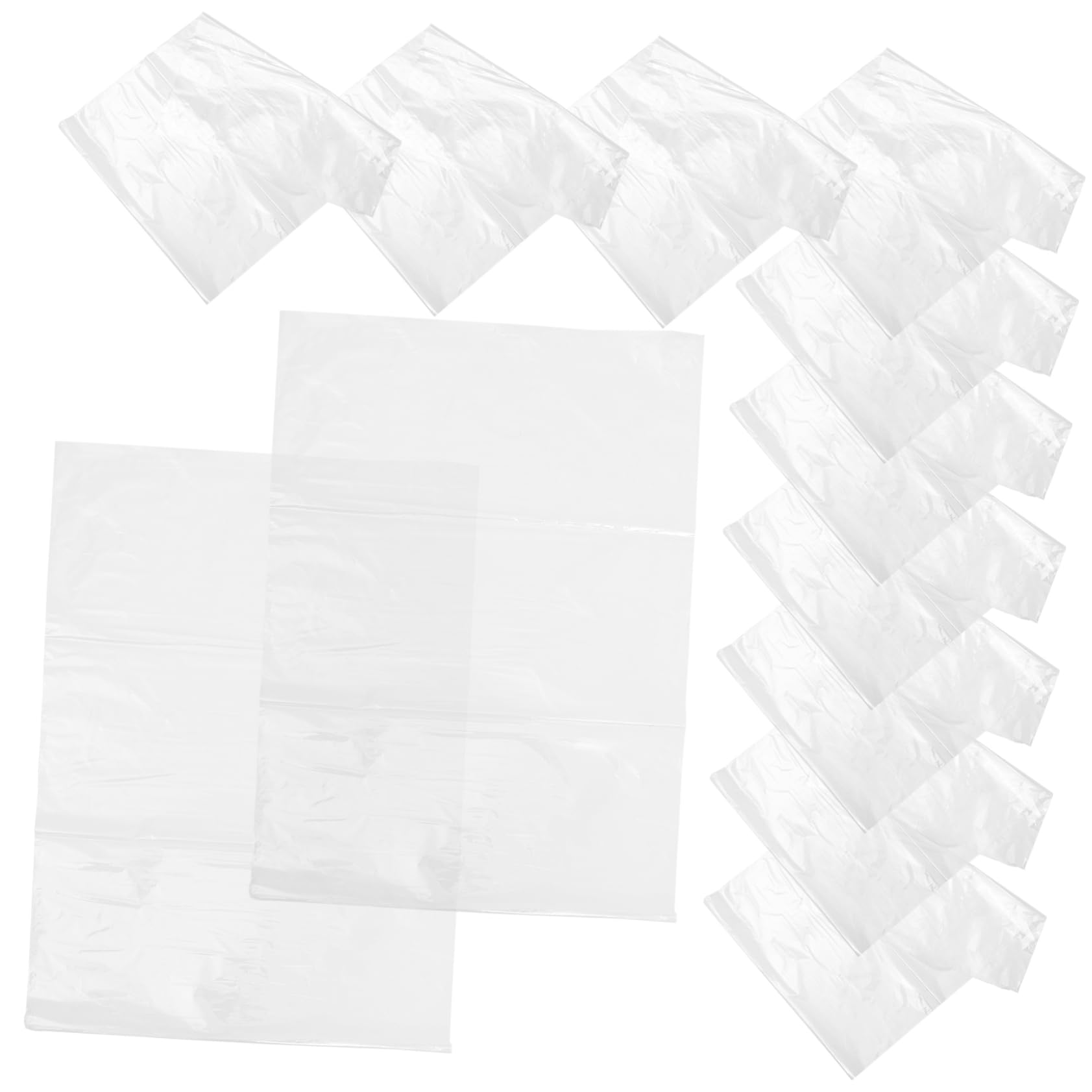 Luxshiny 100pcs Diy Soap Packaging Bags Pvc Heat Shrink Wrap Bags for Baskets Crafts