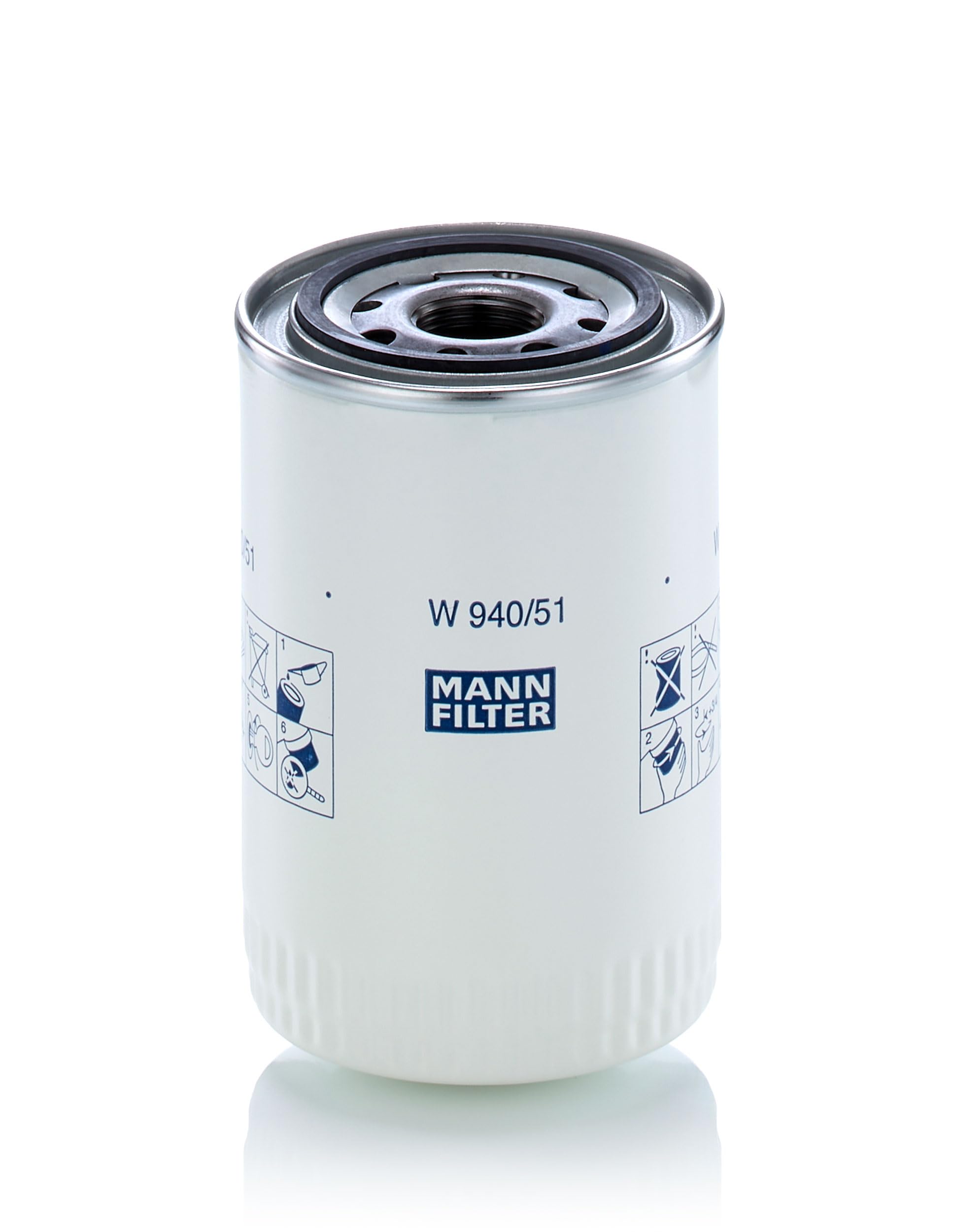 MANN-FILTER W 940/51 Oil Filter Hydraulics filter - for Off-Highway Applications