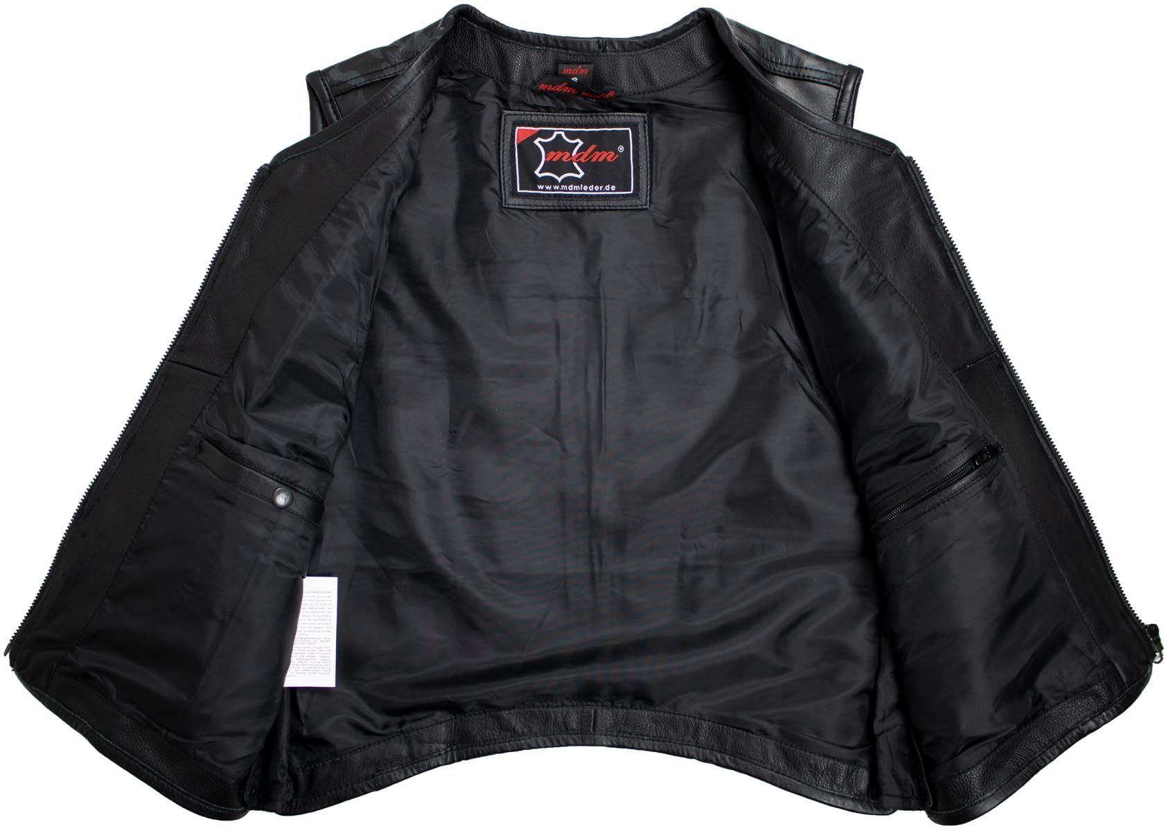MDM Uomo Moto Camo Pelle Kutte