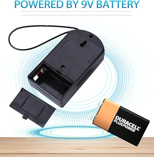 Miniatura 5 de Pomo portátil con sensor táctil, alarma táctil de alta sensibilidad, alarma de manija de puerta de 100 db para alarma de sirena fuerte adecuada para