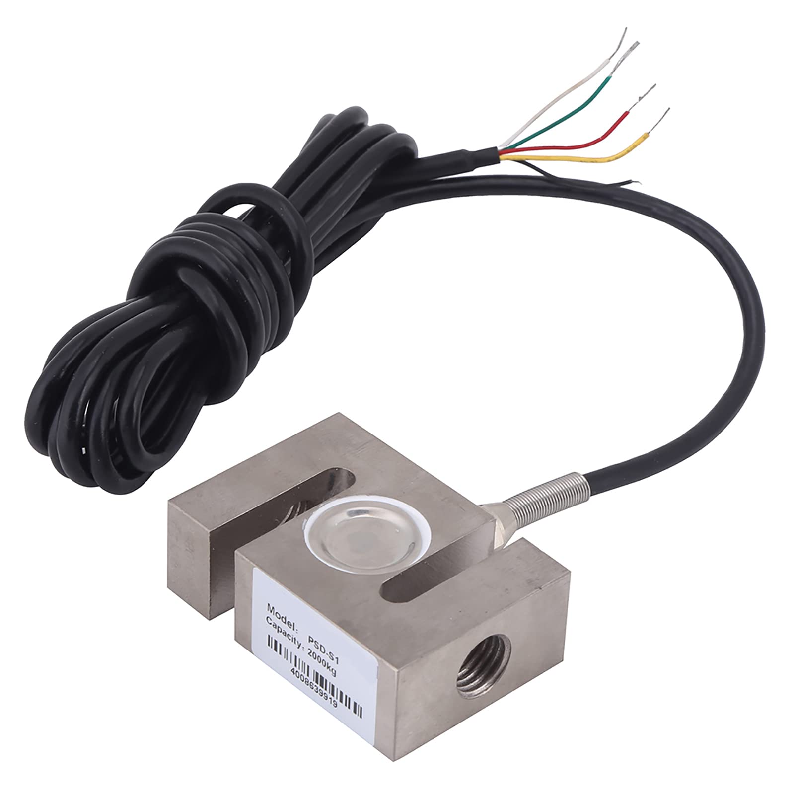 Load Sensor, Weight Sensor, S Type Load Cell Scale Sensor, Weighting Sensor with Cable for Mixing Station, Sensor, Calibration Weights, Sensor Blocks (2000kg)