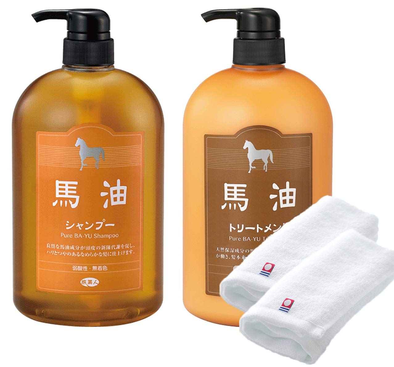 土日値下げ♥ アズマ商事 馬油シャンプー トリートメント♥️泉州タオルのオマケ Amazon.co.jp: アズマ商事【お値段そのまま 今治タオル2枚付き】馬油
