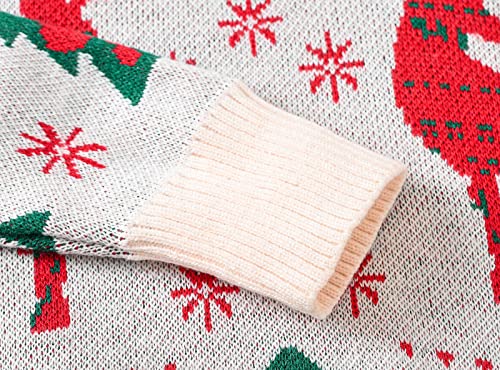 Kids Toddler Boy Girl Christmas Sweater Long Sleeve Round Neck Blouse Deer Print Knit Stylish Sweater Blouse Clothes3
