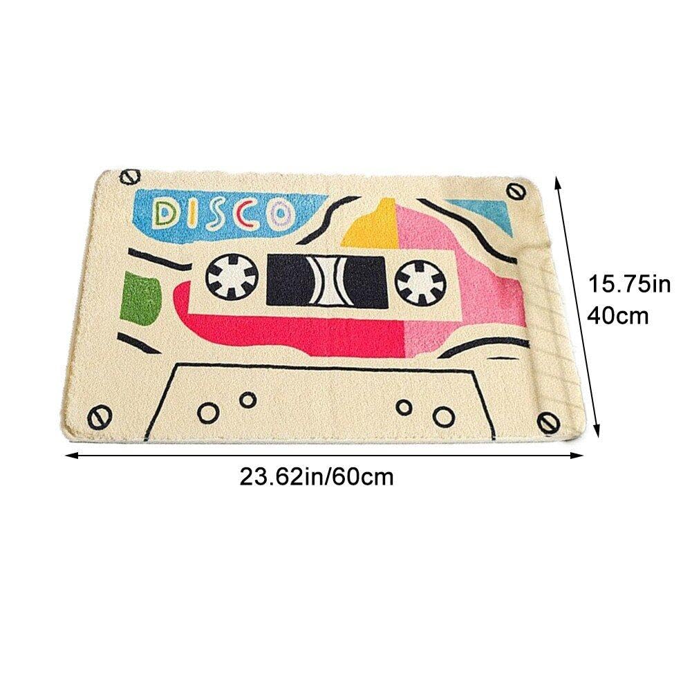 Vloermat Vintage Cassette Tape Deurmat Antislip Entree Tapijt Absorberend Weerstaan Vuil Welkom Mat Home Decor Gebied Mat