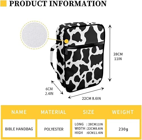 Miniatura 10 de Suobstales Fundas para la Biblia para mujereshombres, fundas para la Biblia, organizador de libros, bolsa de estudio con asa y cremallera, Bandera