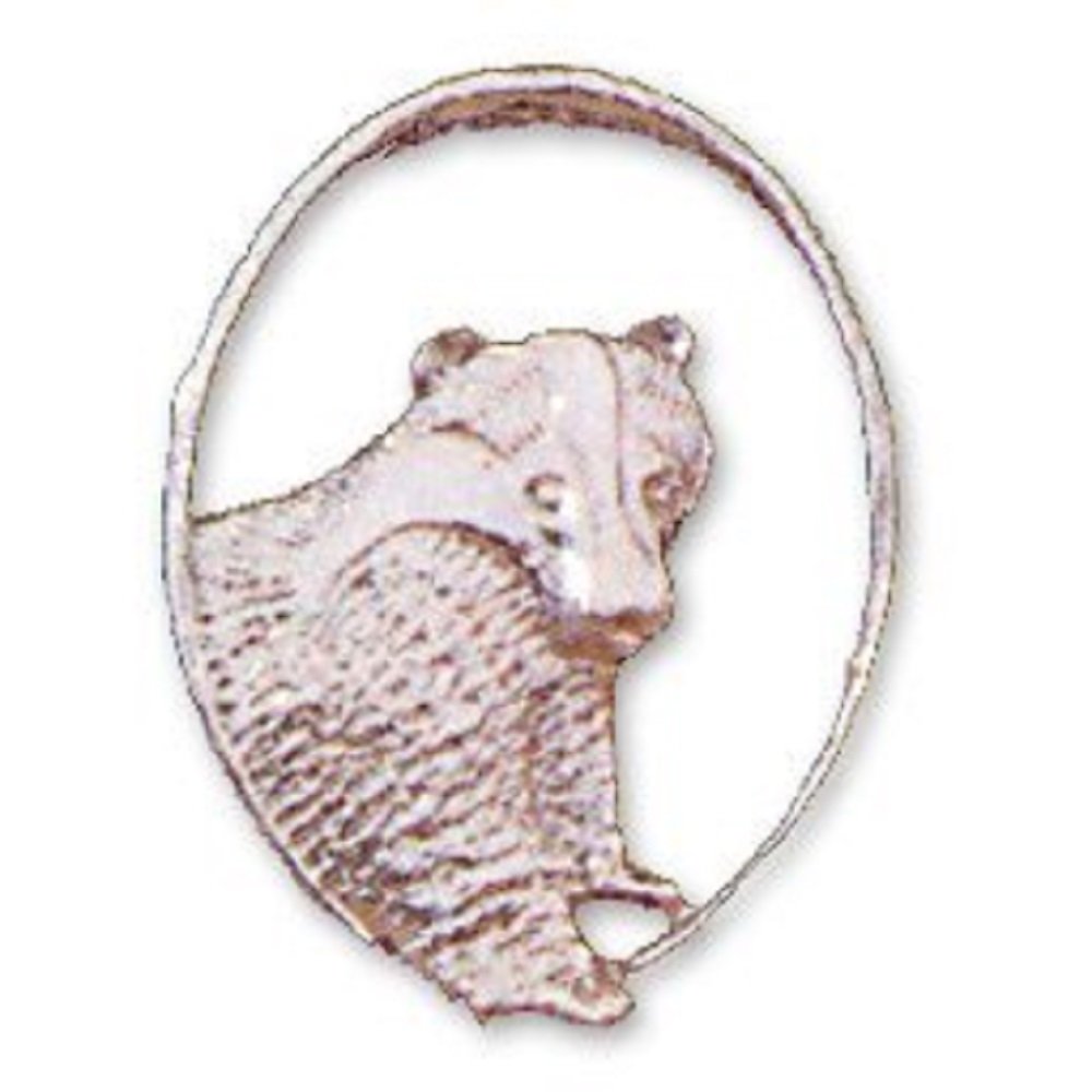 Sterling Silver badger brooch