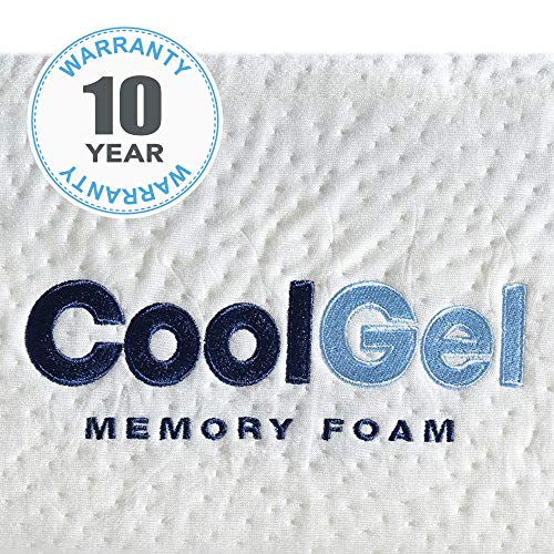 Classic Brands Cool Gel Memory Foam 8-Inch Mattress | CertiPUR-US Certified | Bed-in-a-Box, Twin