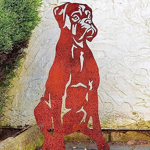 LOGI Boxer Bullmastiff Garden Ornament Statue Cover
