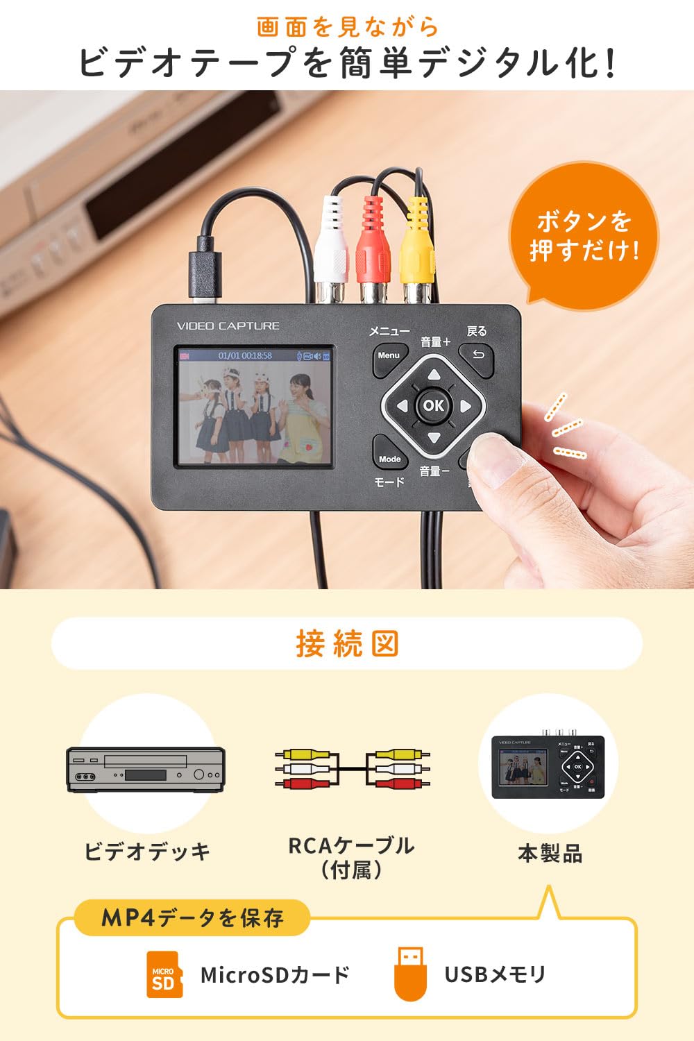 Amazon.co.jp: Sanwa Direct 400-MEDI053 Video Capture, No PC