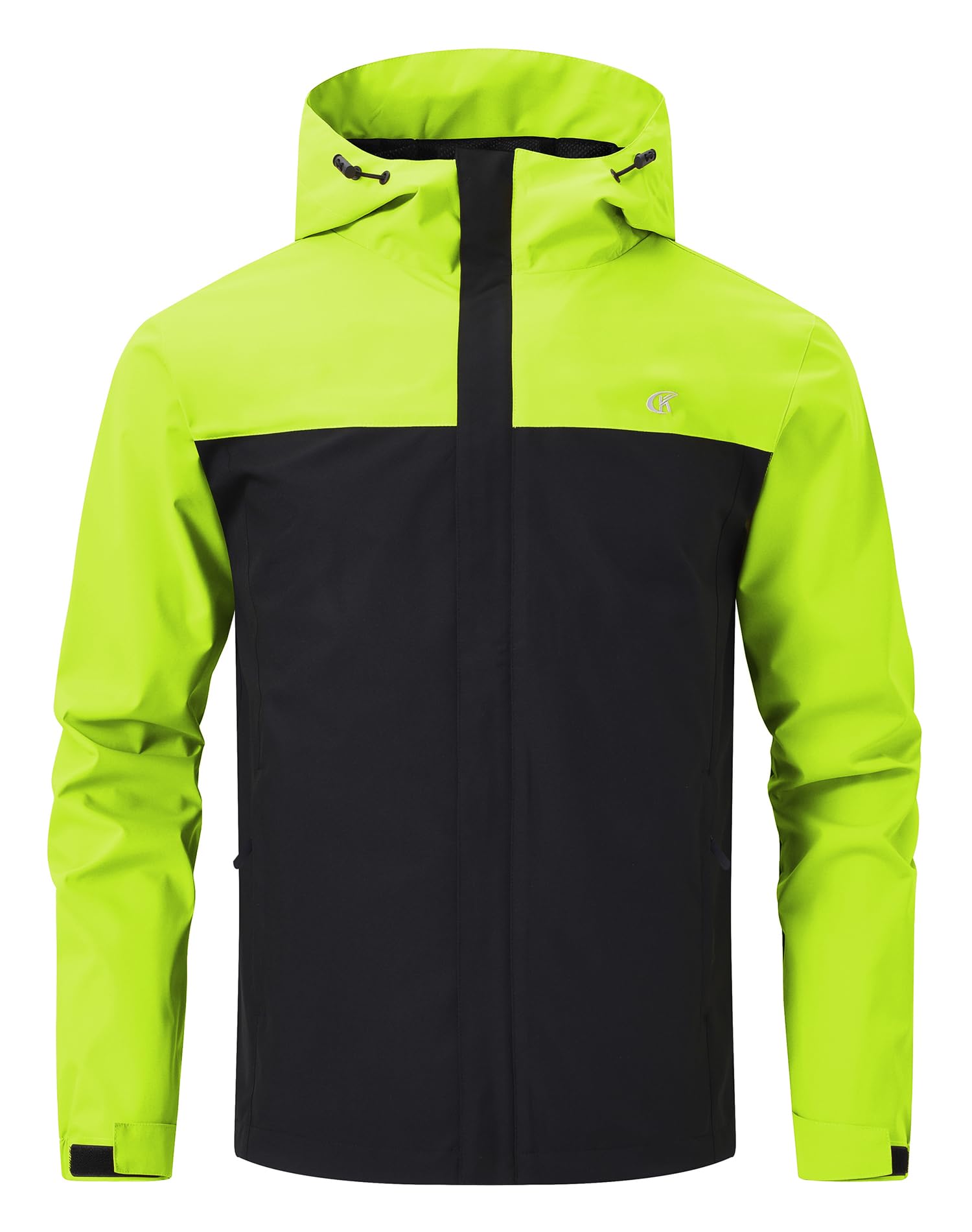 Huayuzh Jacke Herren Softshelljacke Wasserdichte Atmungsaktiv Winddichte Regenjacke Leichte mit Kapuze Laufen Wandern