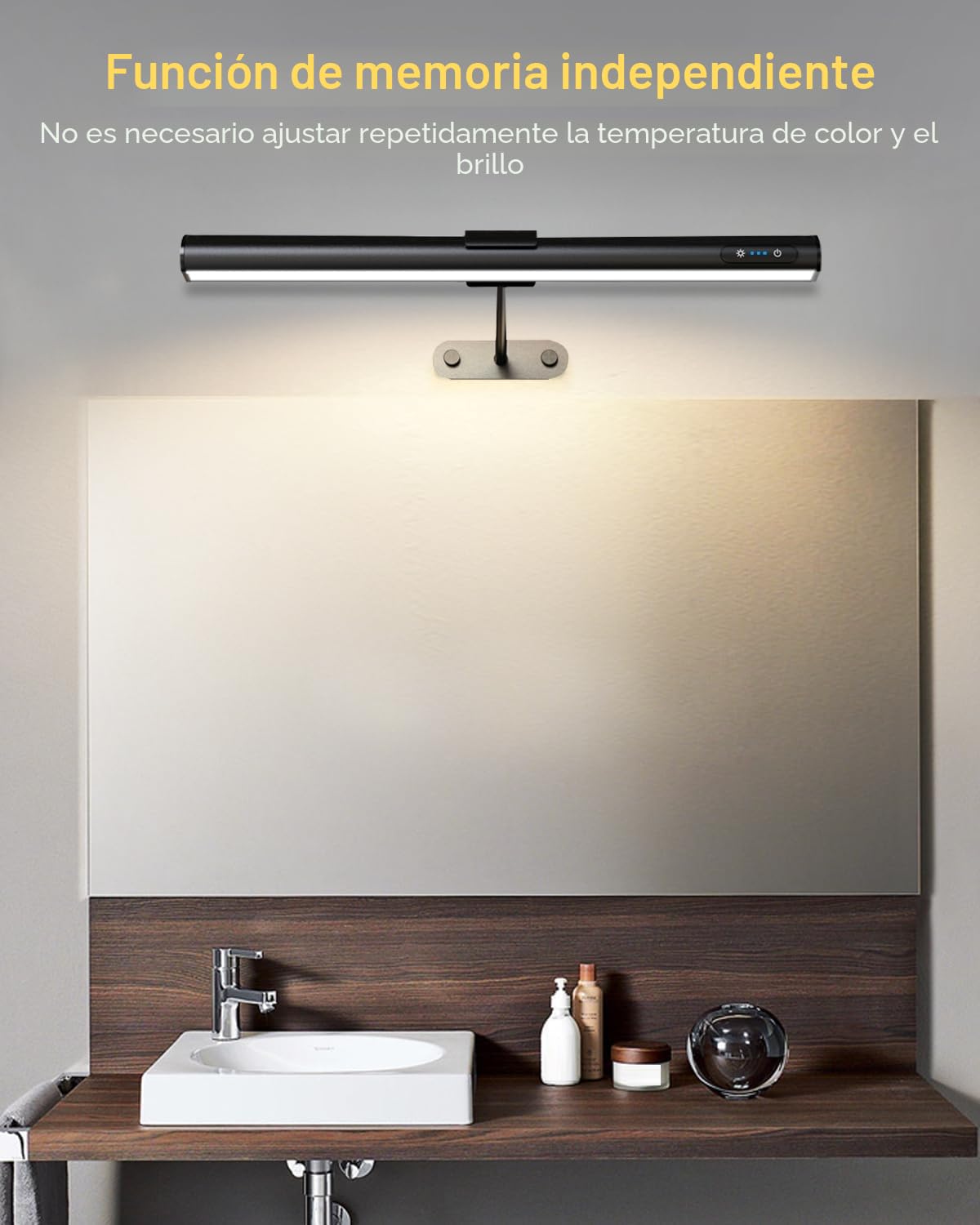 GOVSSING Lámpara Inalámbrica para Cuadros, 4000mAh Recargable, 40CM Con Mando a Distancia, 3 Modos de Iluminación, Regulable para Pintar Cuadros