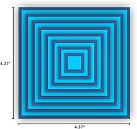 Vista 8 de Troqueles para álbumes de recortes, marco de capas de corte de metal para hacer tarjetas, plantilla de perforación de manualidades de papel