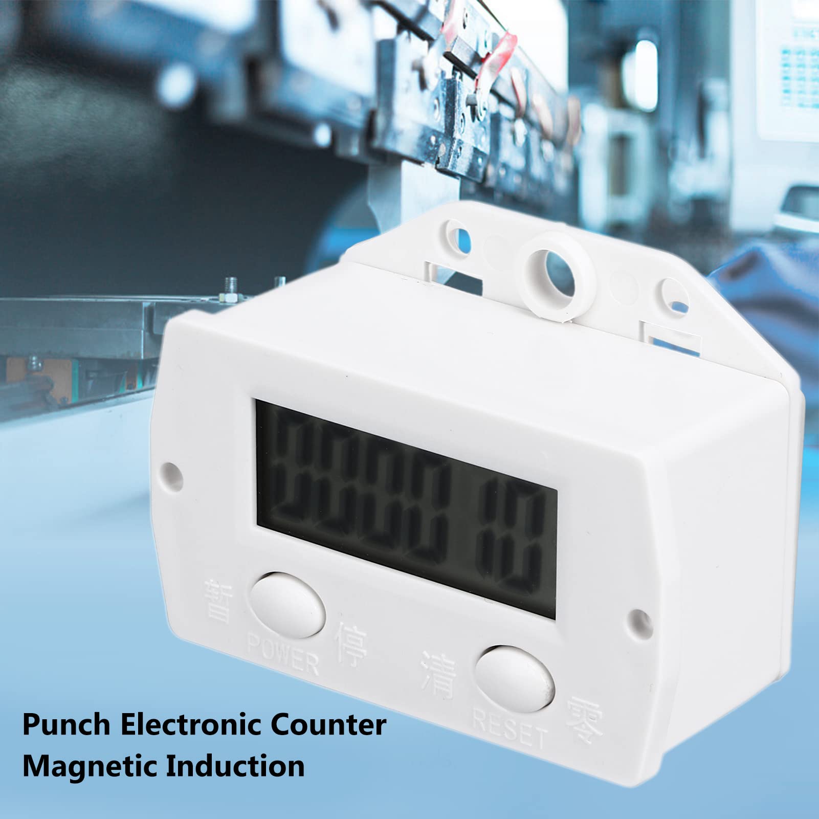FLEXMAN BERM Electronic Counter, Magnetic Induction Digital Display Industrial Punch Counter for Industrial Punching Machines, Machine Tools and Assembly Lines