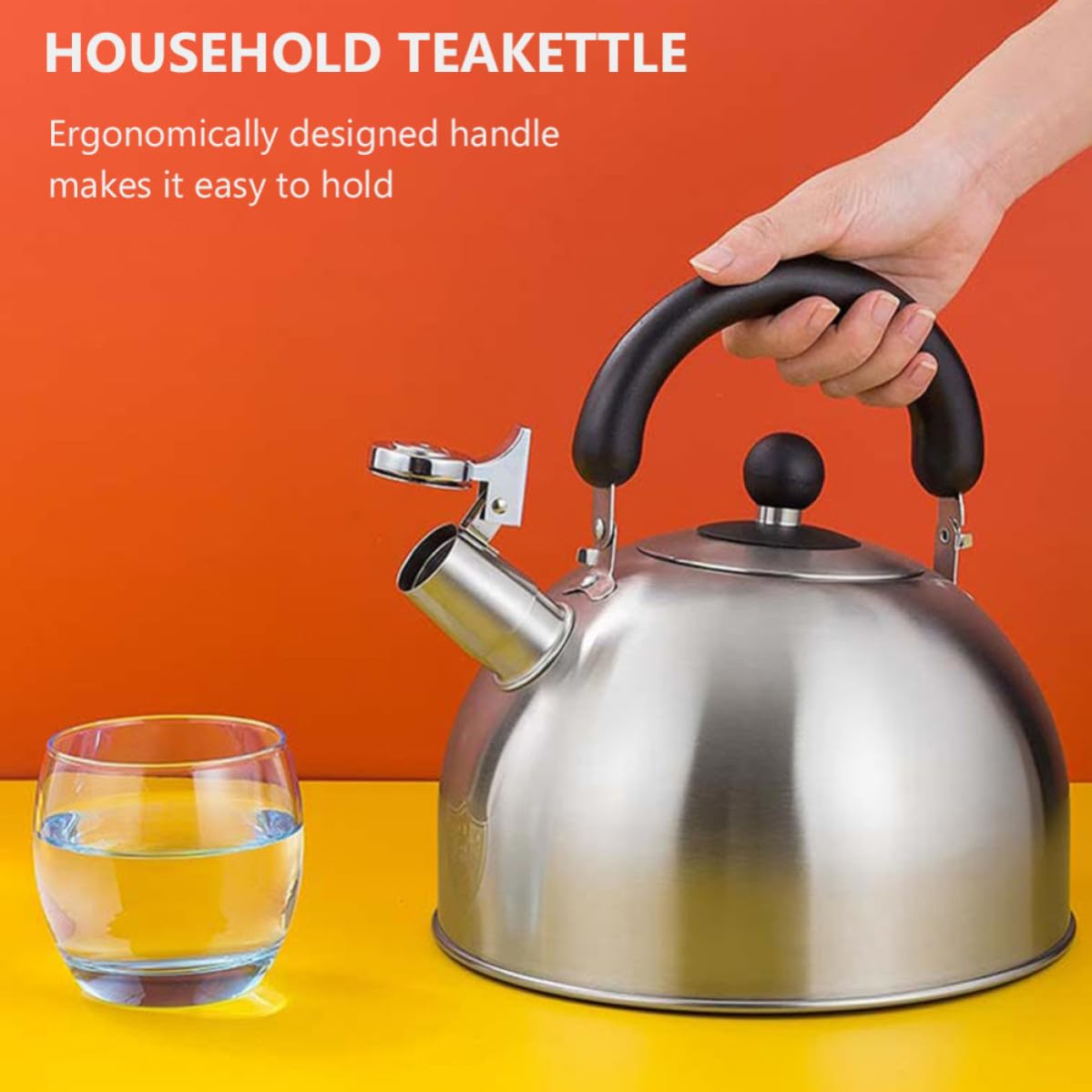 Tetera Silbante de Acero Inoxidable 3l para Cocina de Inducción