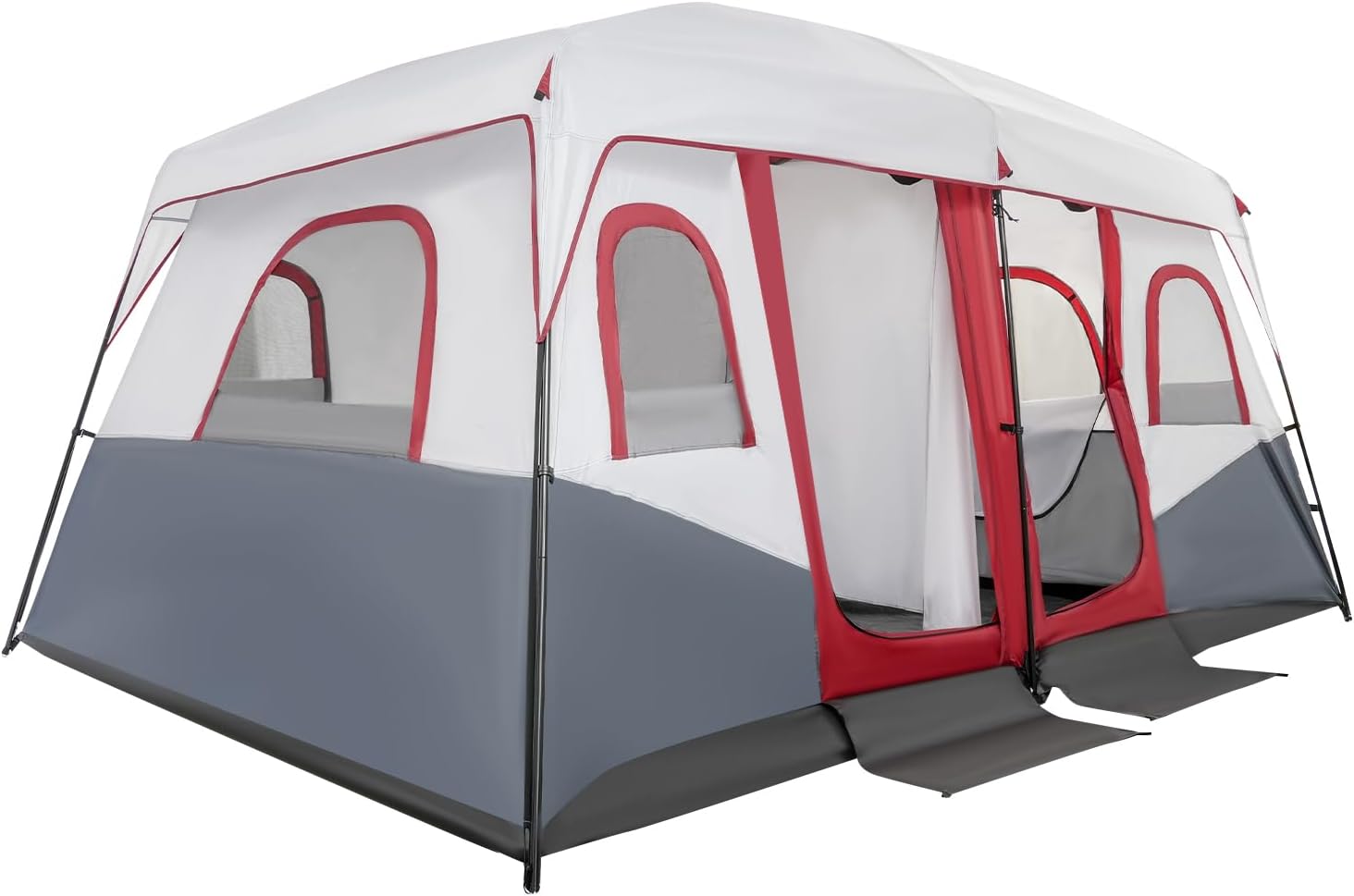 2Room Spacious 2-Room Outdoor Tent for Family Adventures and Getaways Description:Our outdoor camping tent has a super-large capacity, fully meeting your accommodation needs when exploring the wilderness. Whether it's a family gathering or a trip with friends, this tent provides you with a spacious and comfortable resting space, making your.. Spacious 2-Room Outdoor Tent for Family Adventures and Getaways