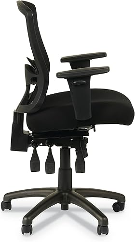 Miniatura 5 de Alera Etros Series Petite Silla multifunción de malla con respaldo medio, color negro