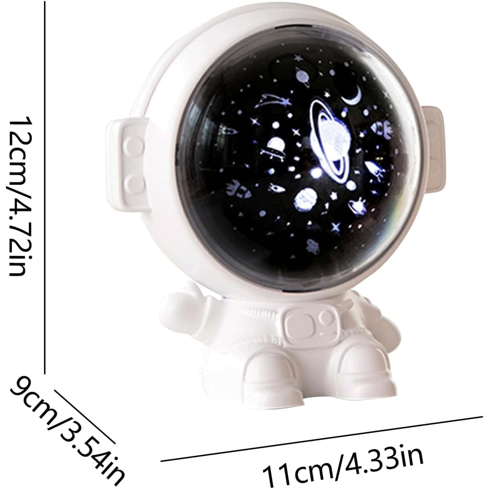 Veilleuse d'ambiance veilleuses projecteur d'étoiles Lampe de Nuit Galaxie Astronaute projecteur Spatial étoilé Lampe de Plafond à LED