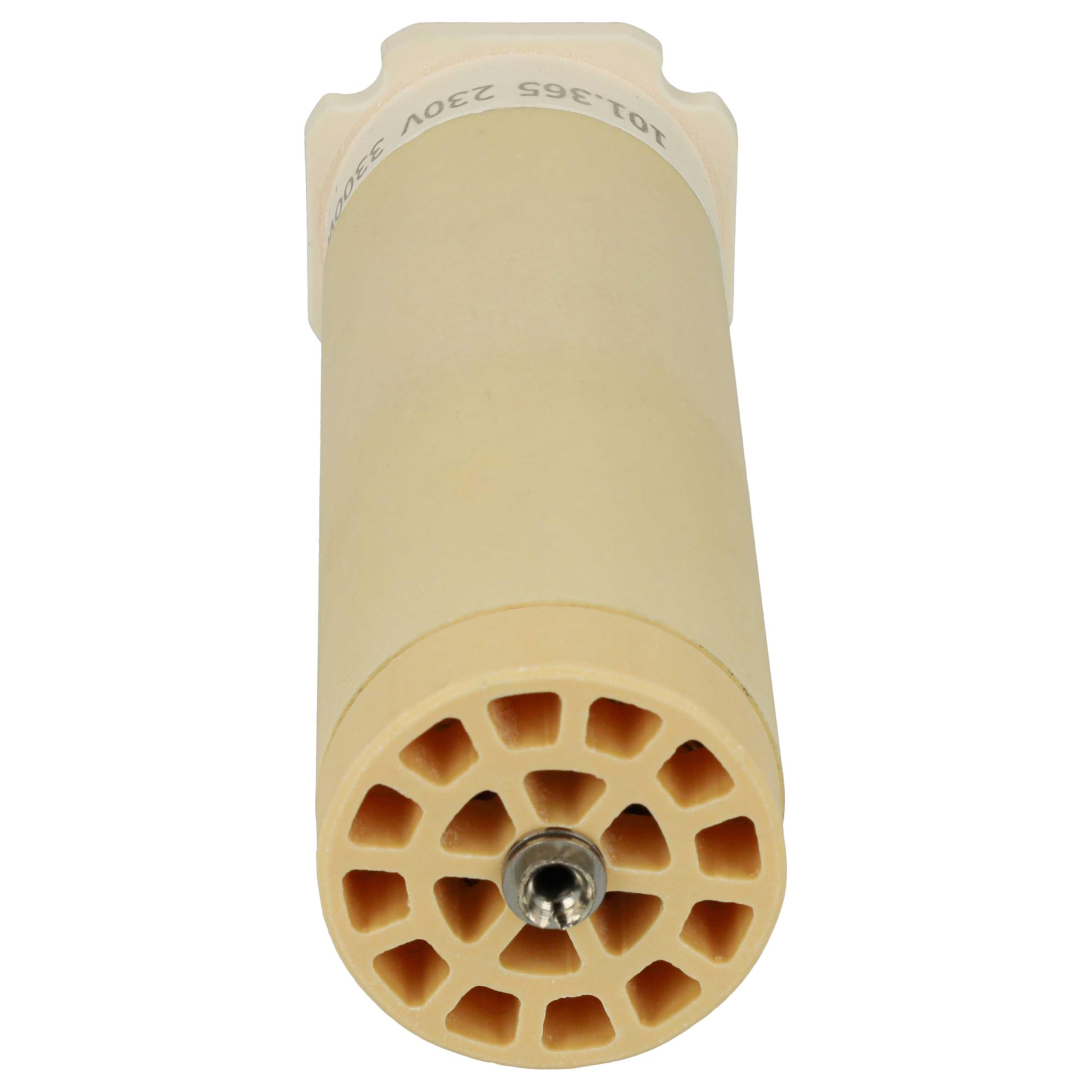 vhbw 2x Elemento calefactor reemplaza Leister 7612733013658, 101.365 para pistola de soldadura - 3300 W, Cerámica, 3,15 x 10,3 cm