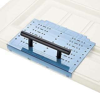 Kitchen Cabinet Pulls Installation Jig Drill Mounting Template for Cabinet Knobs, Handles Drill Template Guide for Drawer Pulls, Hardware Installation Template Kit Include Drill Bit