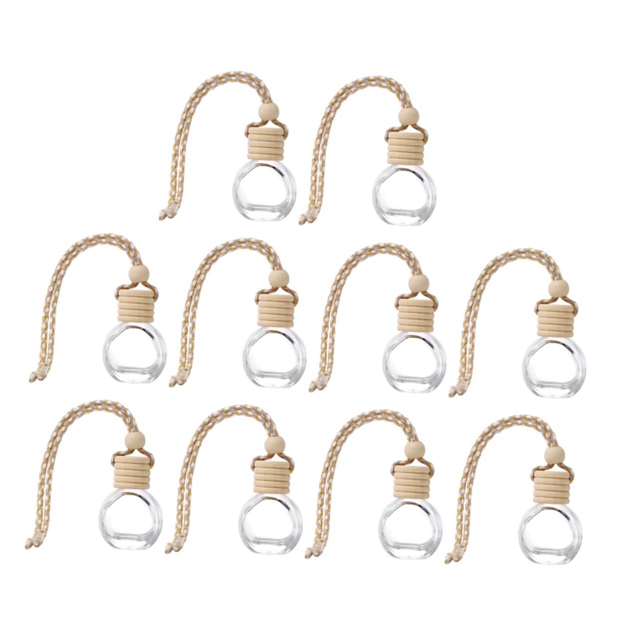 ABOOFAN 5 Set Di Accessori Per Auto Diffusori Di Fragranze Per Auto Ciondoli Per Bottiglie Di Profumo Bottiglie Vuote Per Auto Per Diffusore 10 Pezzi * 5
